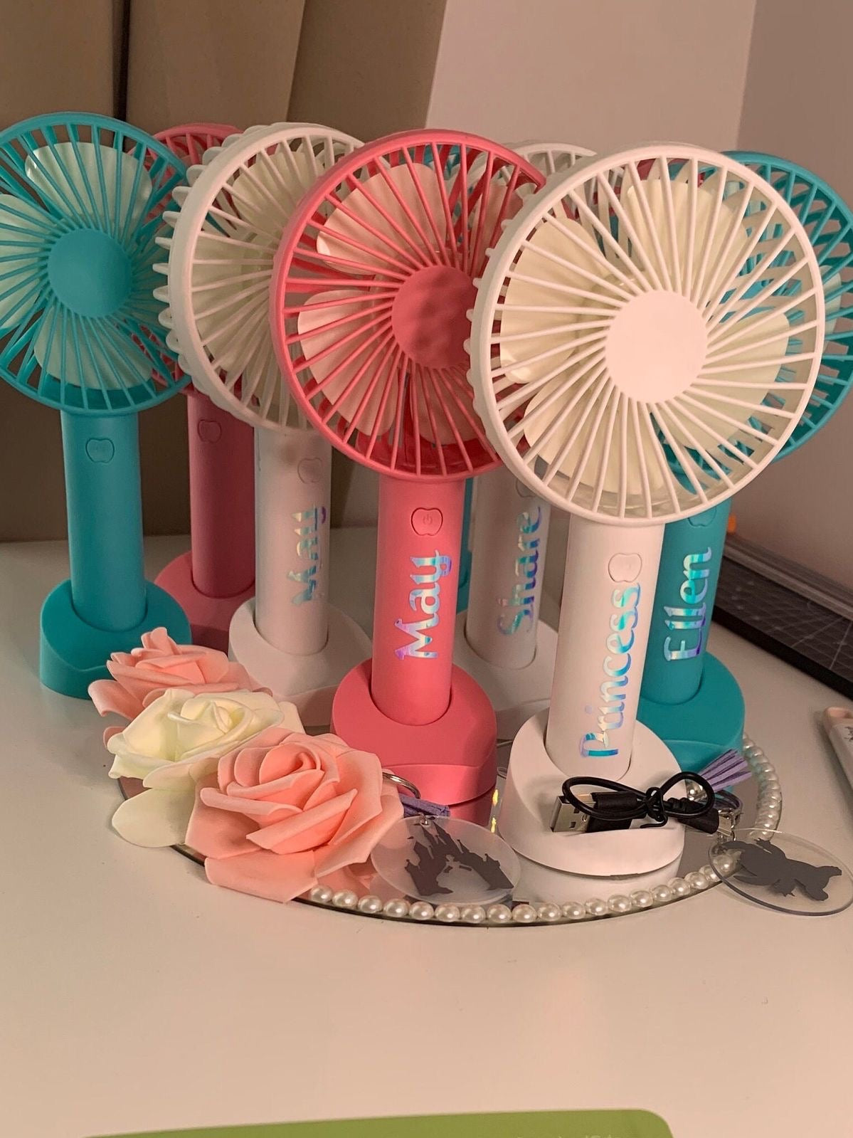 High Quality Mini Hand Held Fan , Battery 🔋 Backup 3 to 4 Hour