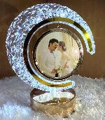 LED CRYSTAL MOON LAMP PHOTO FRAME FOR GIFTING,SURPRISE AND ANNIVERSARY GIFTING.