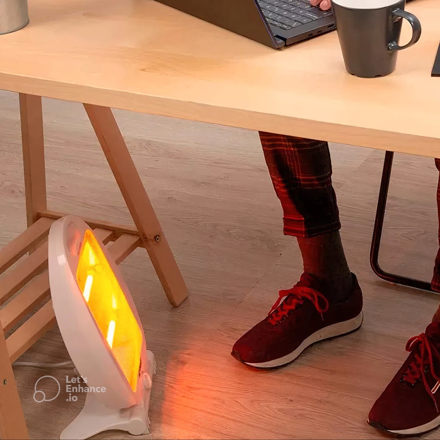 Electric Room Heater With Safety Switch | Energy Saving | Foldable Heater |300W / 600W