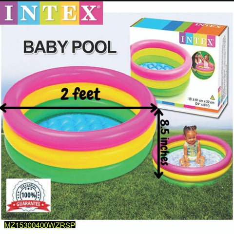 INTEX - Sunset Glow Baby Pool For Kids Inflatable Kids Bath Tub For Children