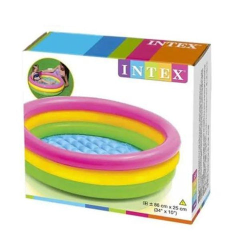 INTEX - Sunset Glow Baby Pool For Kids Inflatable Kids Bath Tub For Children