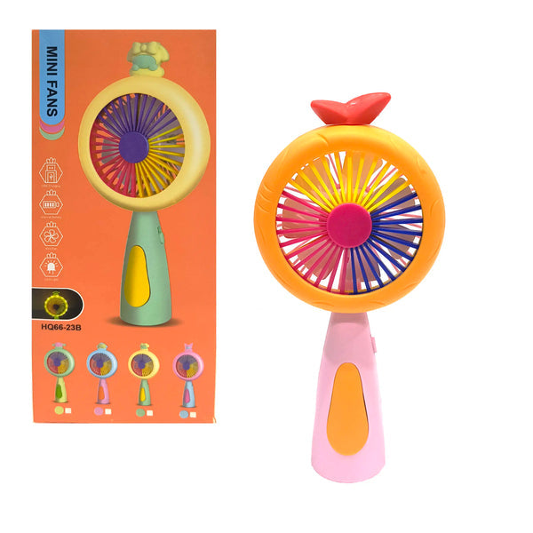 New Mini High Quality Fan with light and fast speed 5 to 6 battery backup