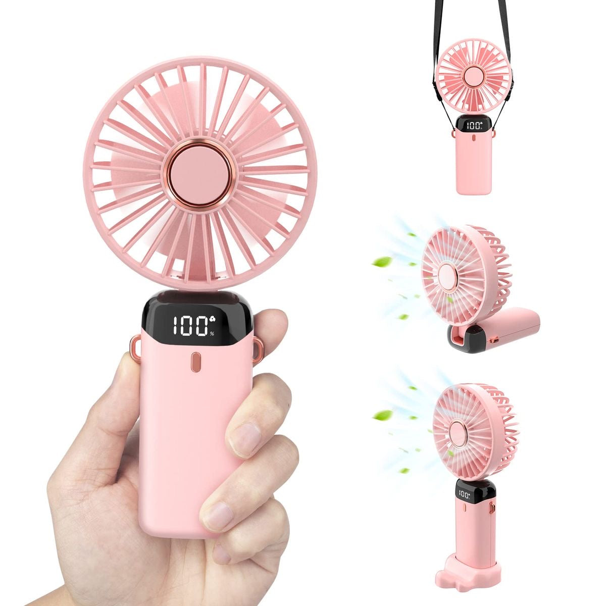 Mini portable hand held Fan with new design inspired by Charging timing