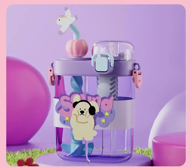 2 in 1 mini water bottle for Kids